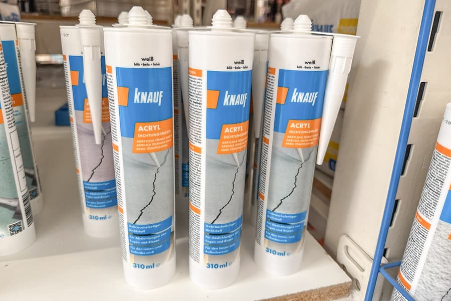 13 Kartuschen Acryl Dichtungsmasse Knauf